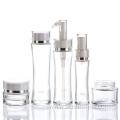 Unique shape cosmetic glass lotion bottles for sale